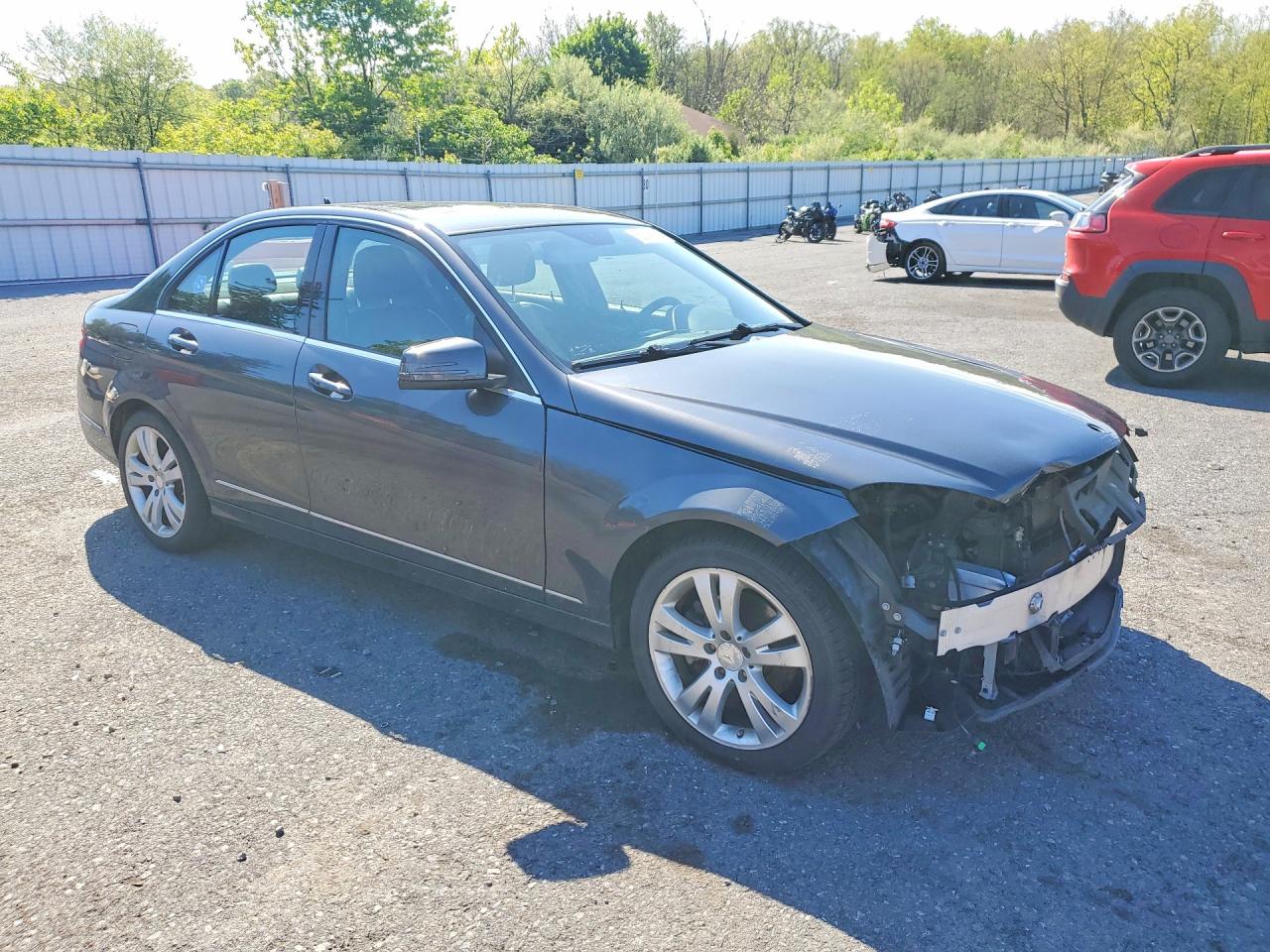 2010 Mercedes-benz C 300 4matic Charcoal vin: WDDGF8BB5AF430797