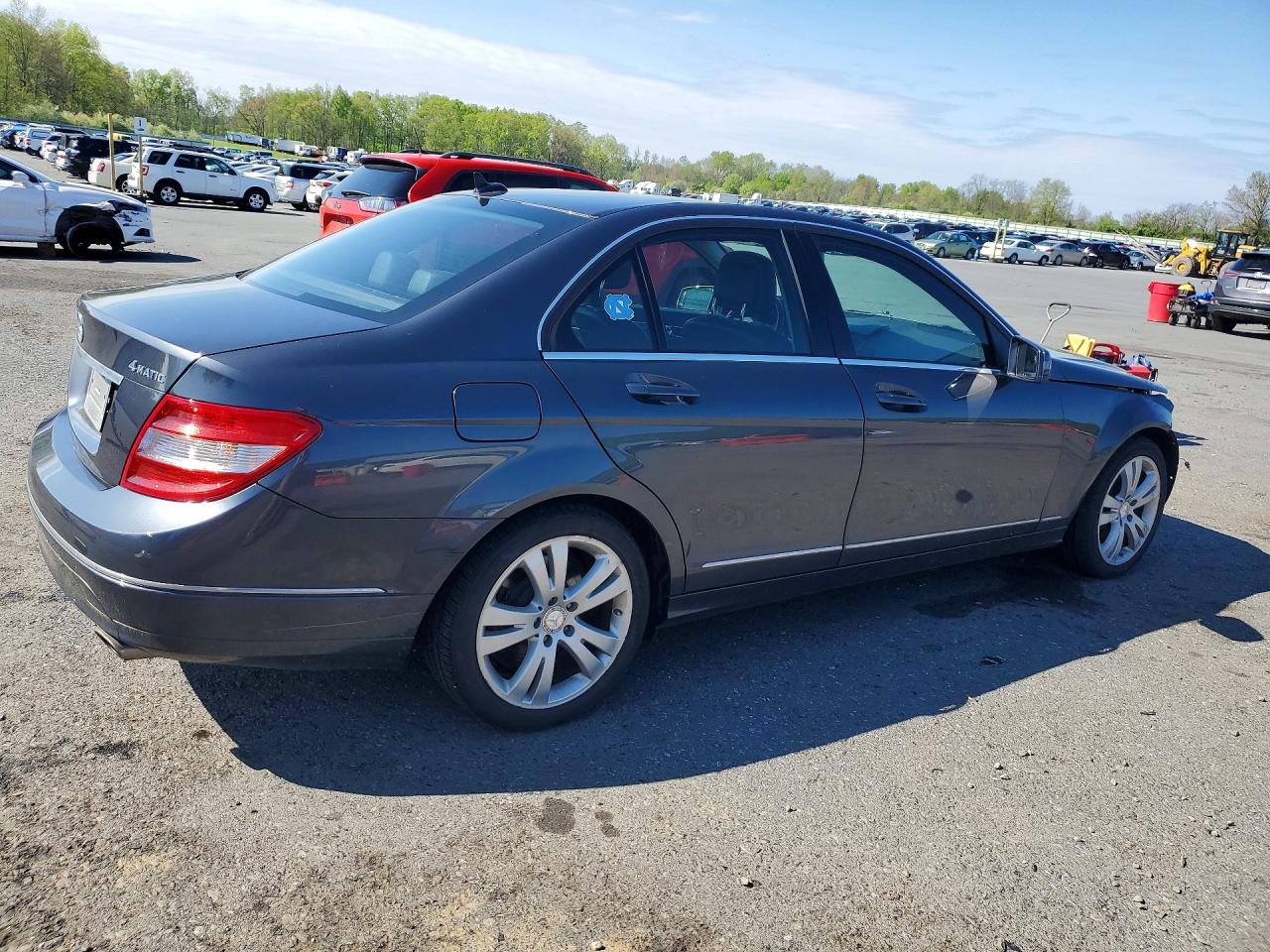 2010 Mercedes-benz C 300 4matic Charcoal vin: WDDGF8BB5AF430797