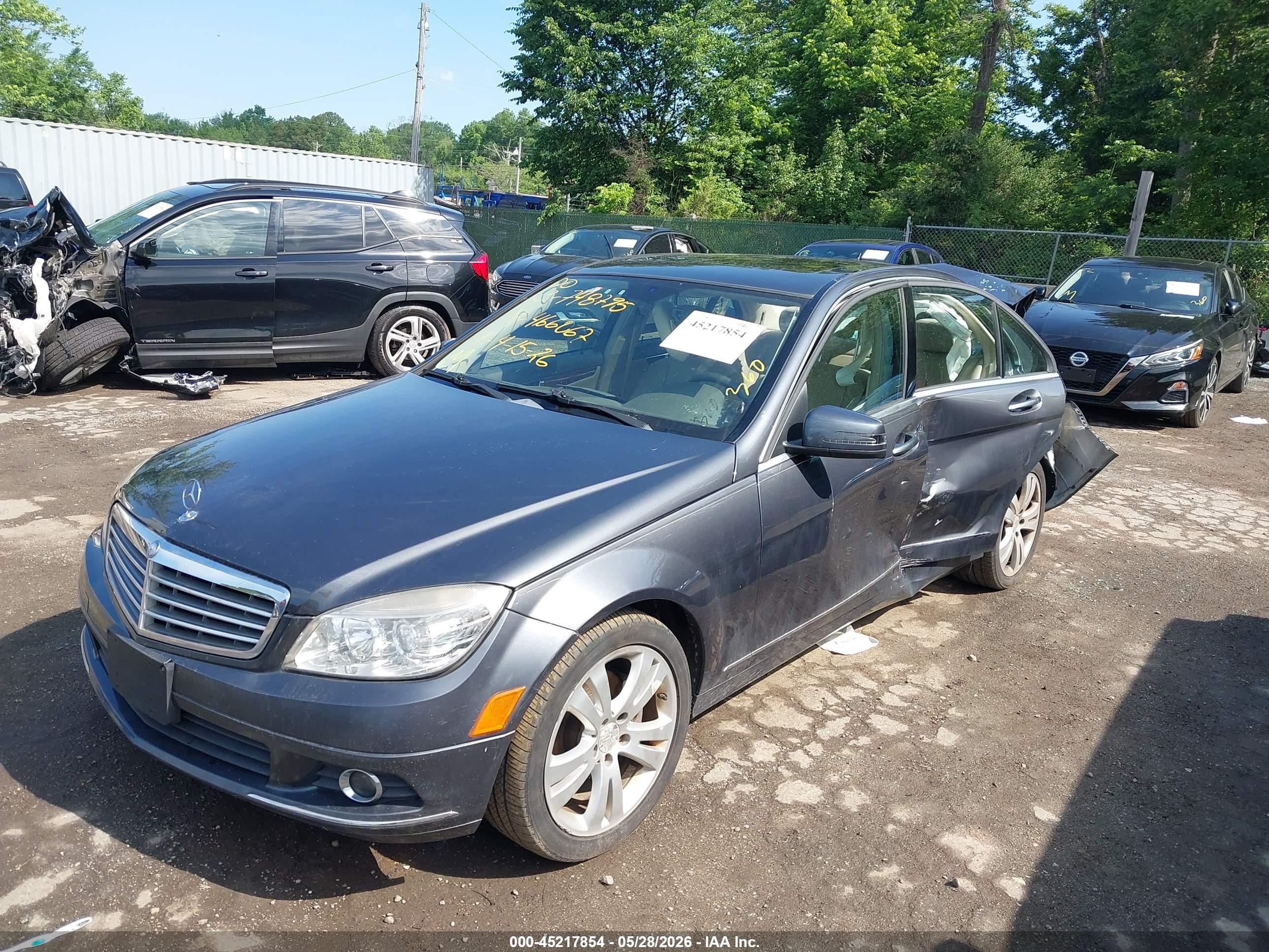 2010 Mercedes-benz C 300 Luxury 4matic Gray vin: WDDGF8BB5AF466067