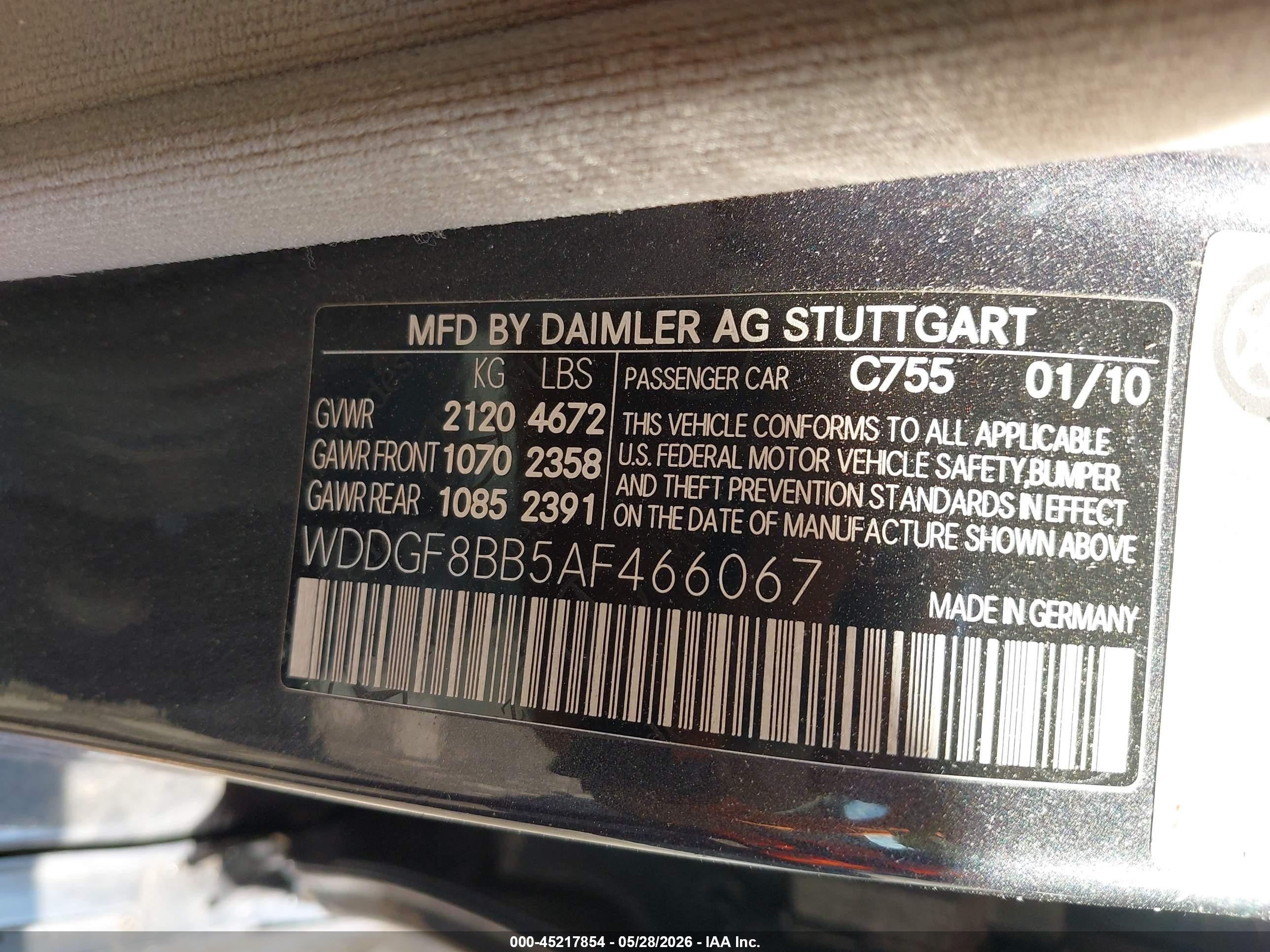 2010 Mercedes-benz C 300 Luxury 4matic Gray vin: WDDGF8BB5AF466067