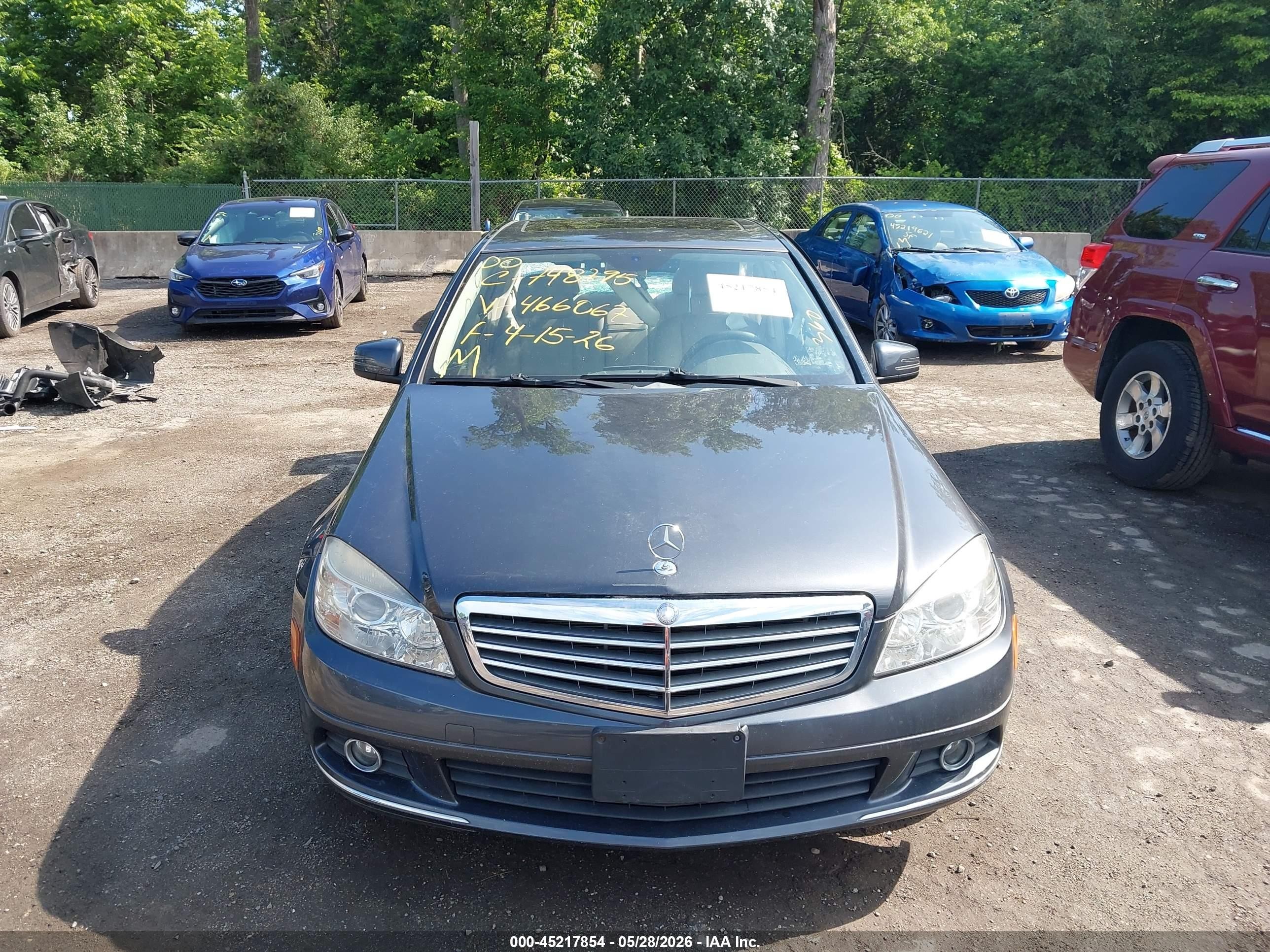 2010 Mercedes-benz C 300 Luxury 4matic Gray vin: WDDGF8BB5AF466067