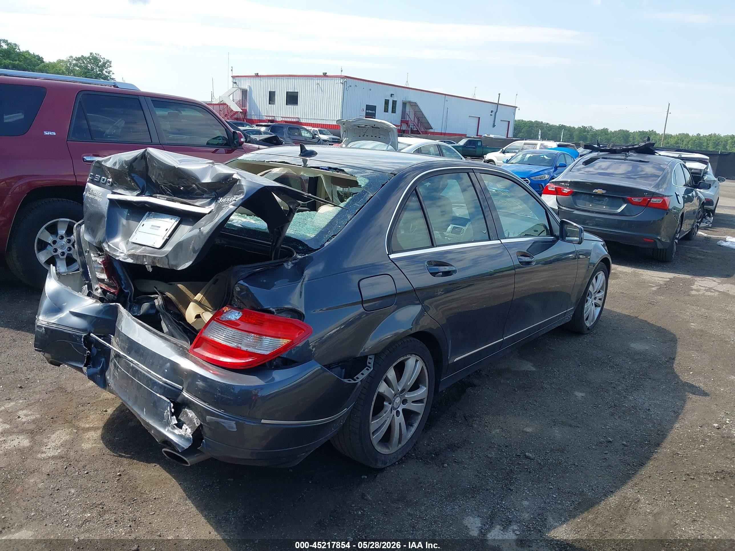 2010 Mercedes-benz C 300 Luxury 4matic Gray vin: WDDGF8BB5AF466067
