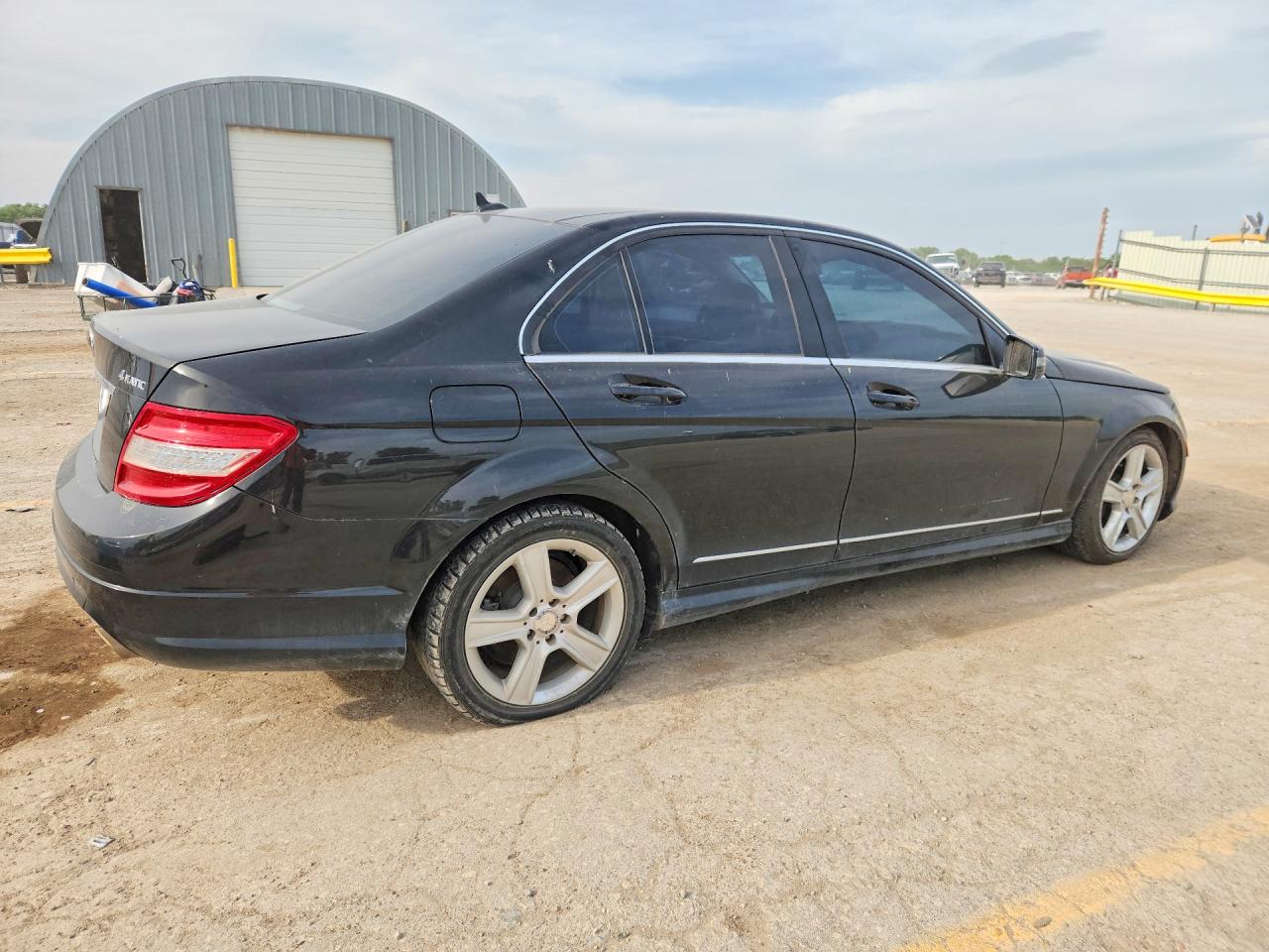 2010 Mercedes-benz C 300 4matic Black vin: WDDGF8BB5AR088380