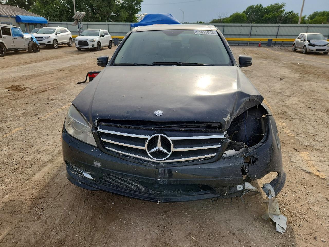 2010 Mercedes-benz C 300 4matic Black vin: WDDGF8BB5AR088380
