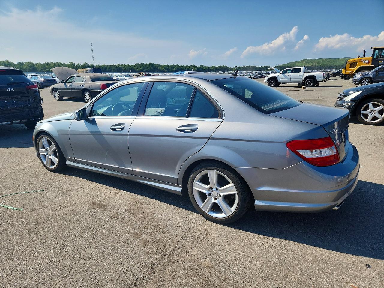 2011 Mercedes-benz C 300 4matic Silver vin: WDDGF8BB5BR159532