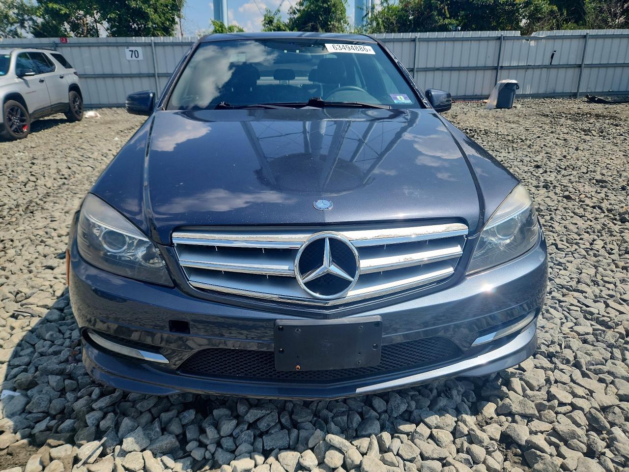 2011 Mercedes-benz C 300 4matic Blue vin: WDDGF8BB5BR166481