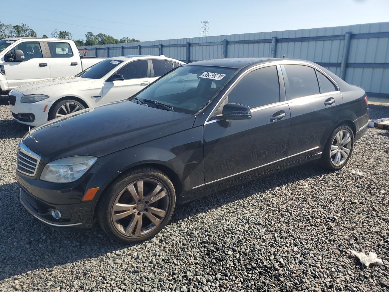 2011 Mercedes-benz C 300 4matic Черный vin: WDDGF8BB5BR167968
