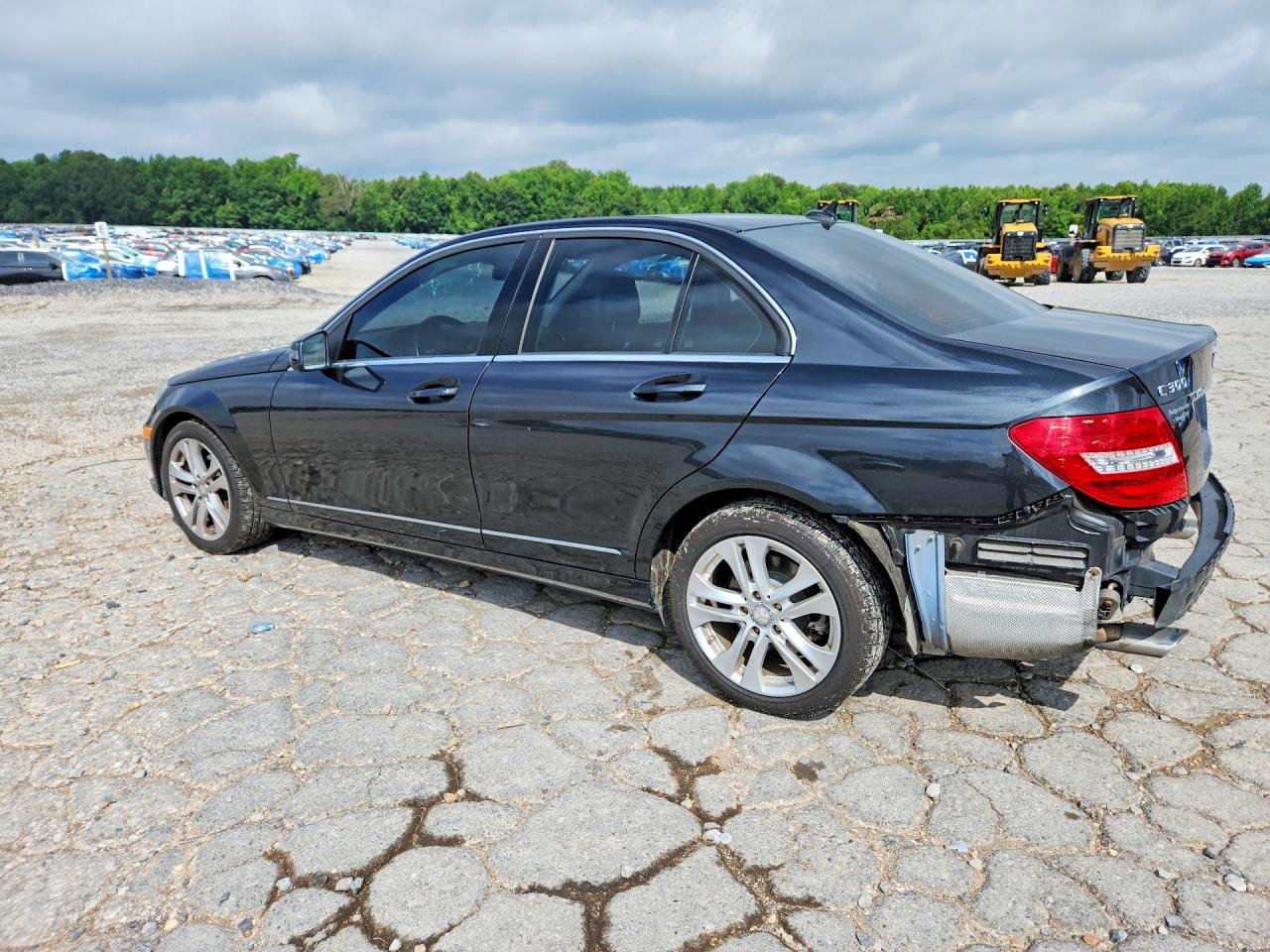 2012 Mercedes-benz C 300 4matic Черный vin: WDDGF8BB5CA629705