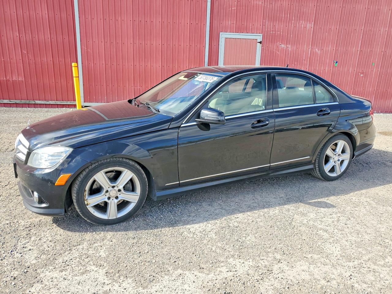 2010 Mercedes Benz C 300 4matic Black vin: WDDGF8BB6AF377544