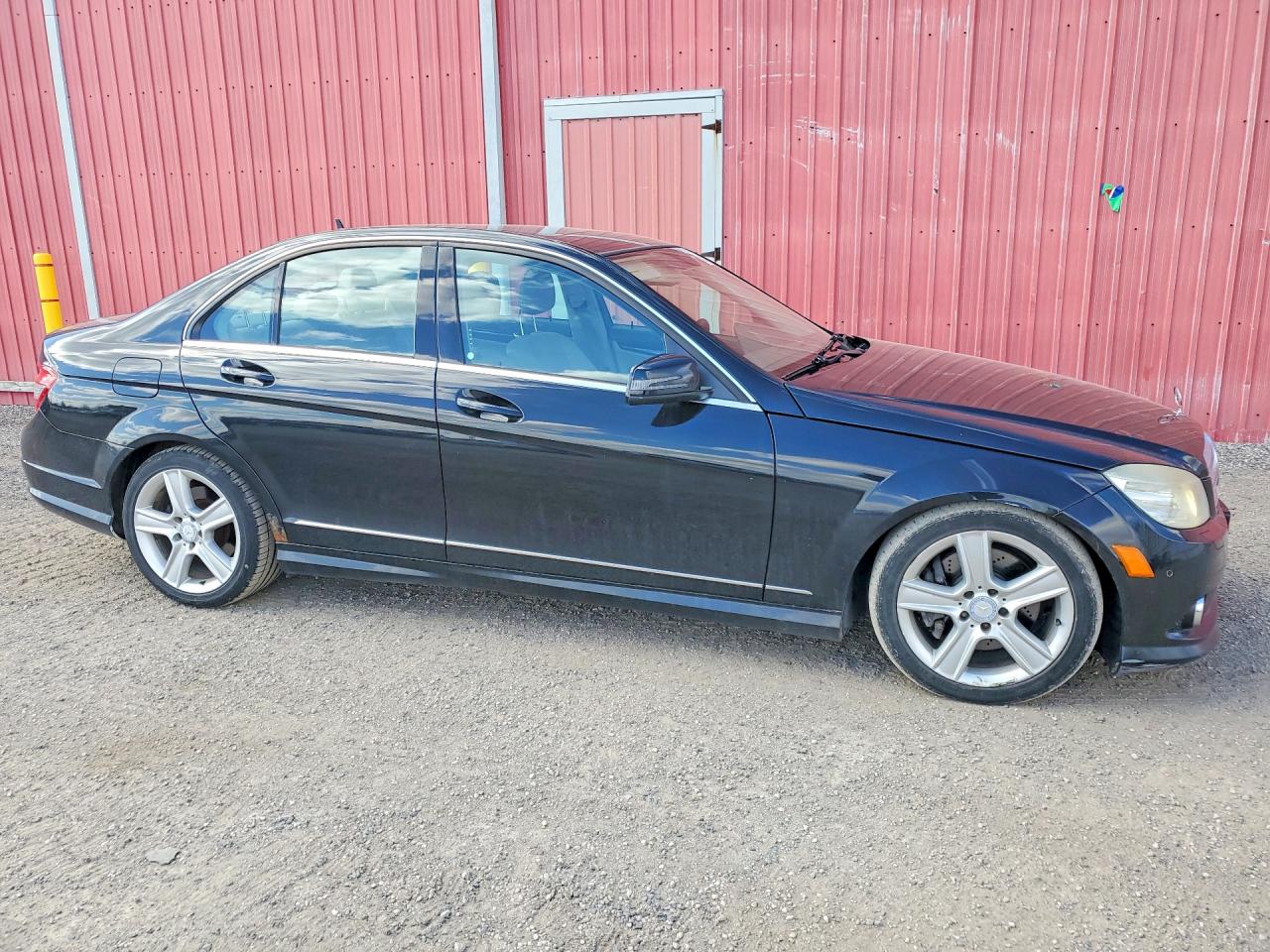 2010 Mercedes Benz C 300 4matic Black vin: WDDGF8BB6AF377544