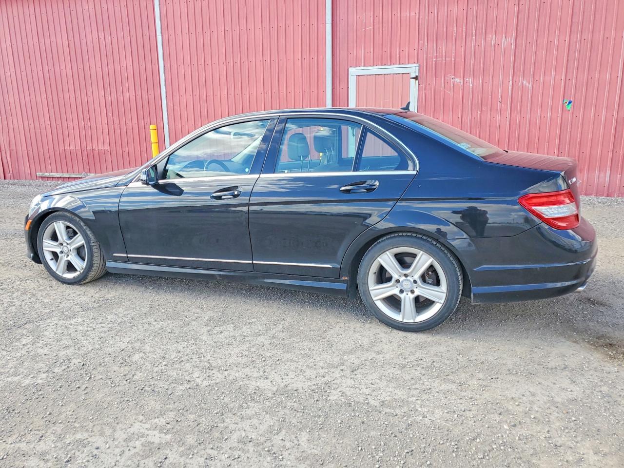 2010 Mercedes Benz C 300 4matic Black vin: WDDGF8BB6AF377544