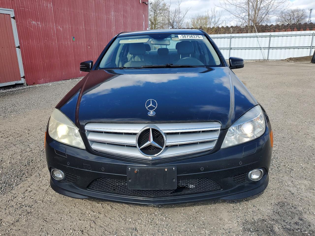 2010 Mercedes Benz C 300 4matic Black vin: WDDGF8BB6AF377544