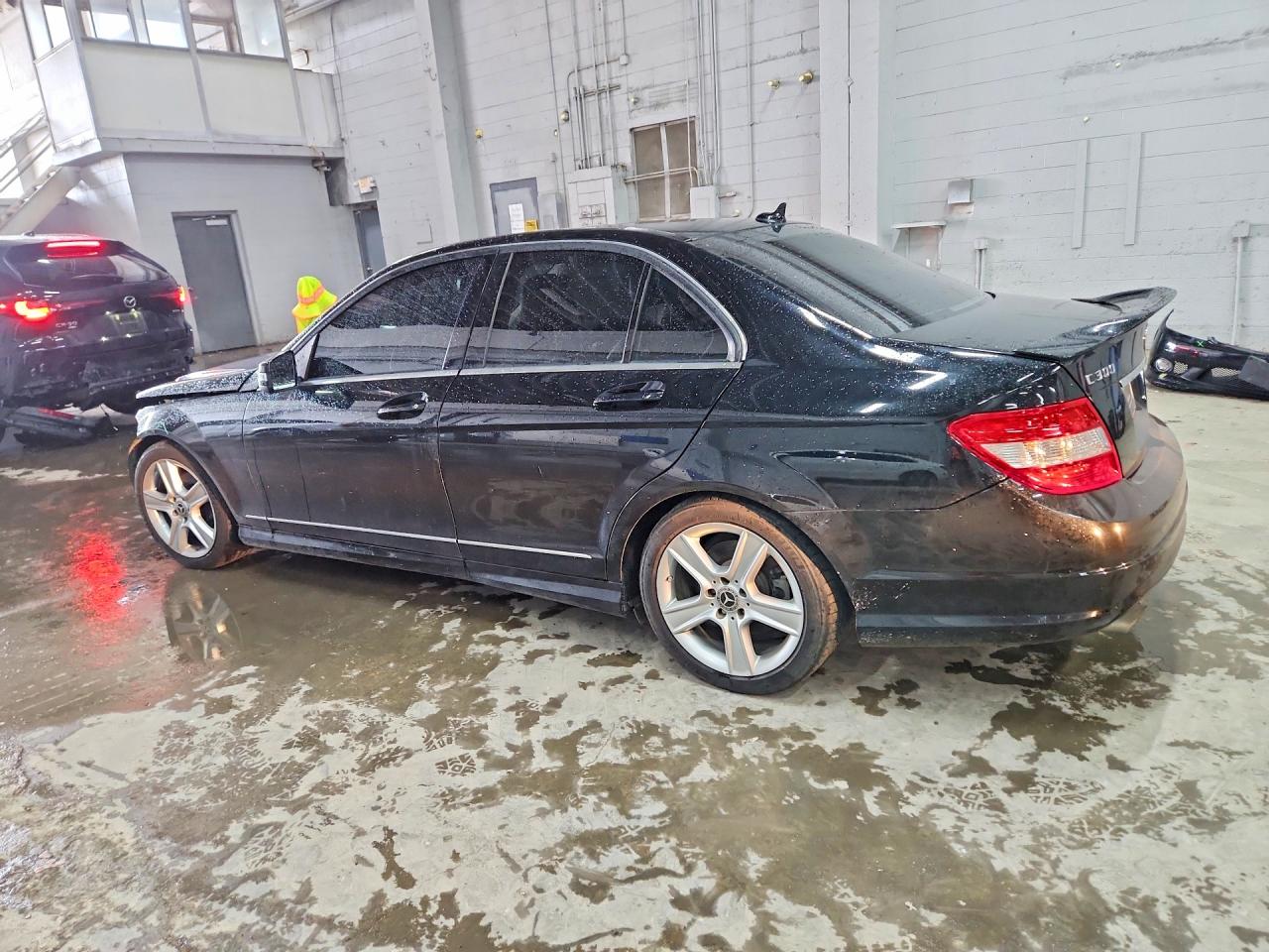 2010 Mercedes-benz C 300 4matic Black vin: WDDGF8BB6AF449567