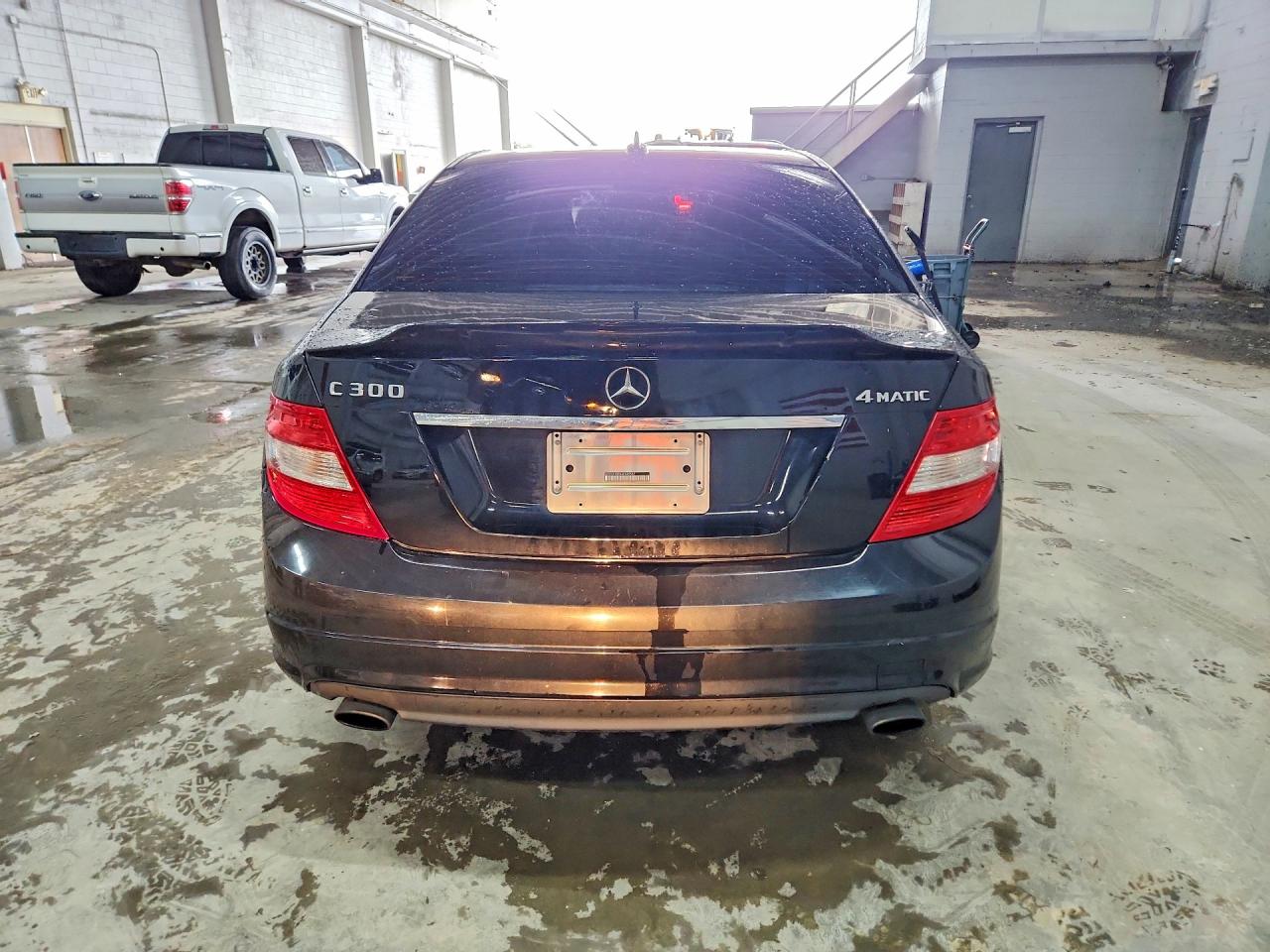 2010 Mercedes-benz C 300 4matic Black vin: WDDGF8BB6AF449567