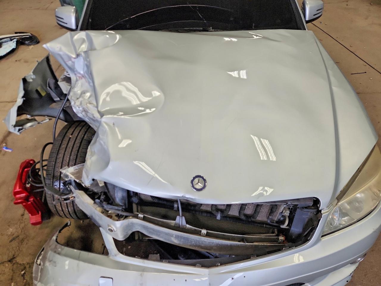 2010 Mercedes-benz C 300 4matic Silver vin: WDDGF8BB6AF474629