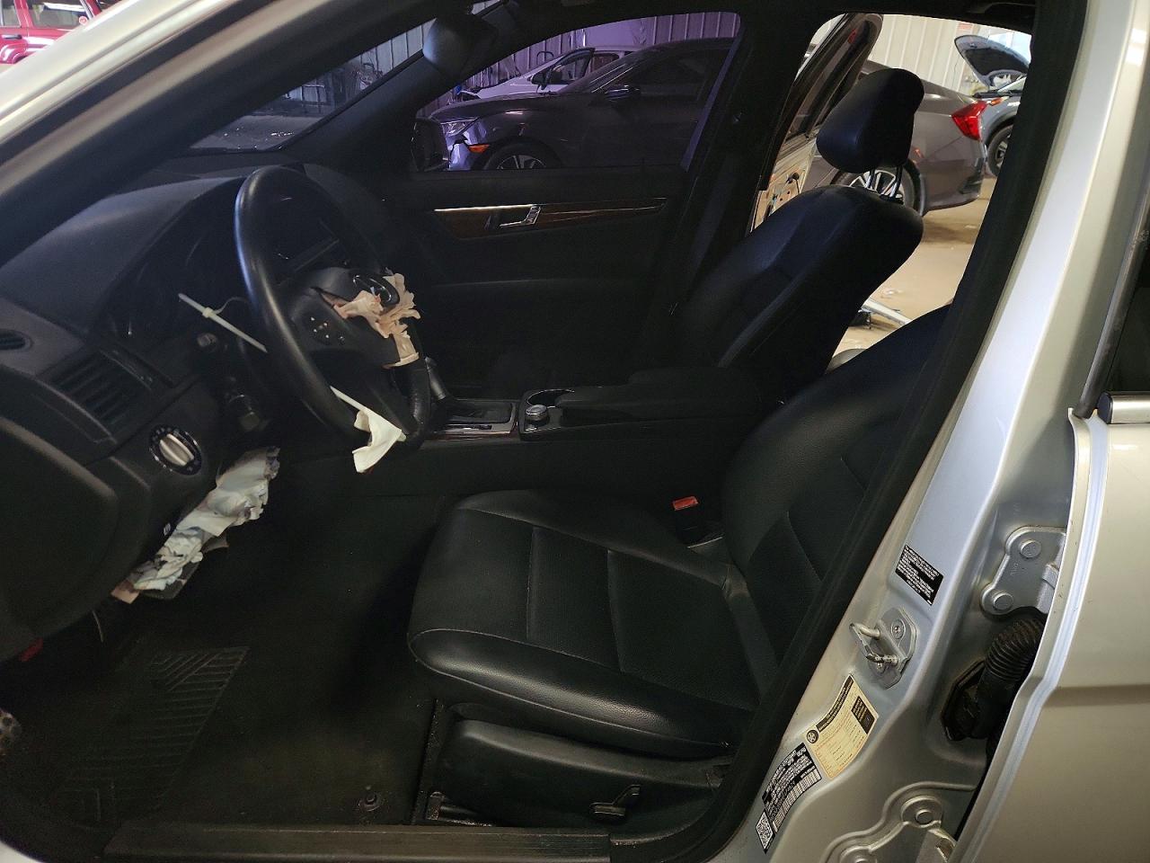 2010 Mercedes-benz C 300 4matic Silver vin: WDDGF8BB6AF474629