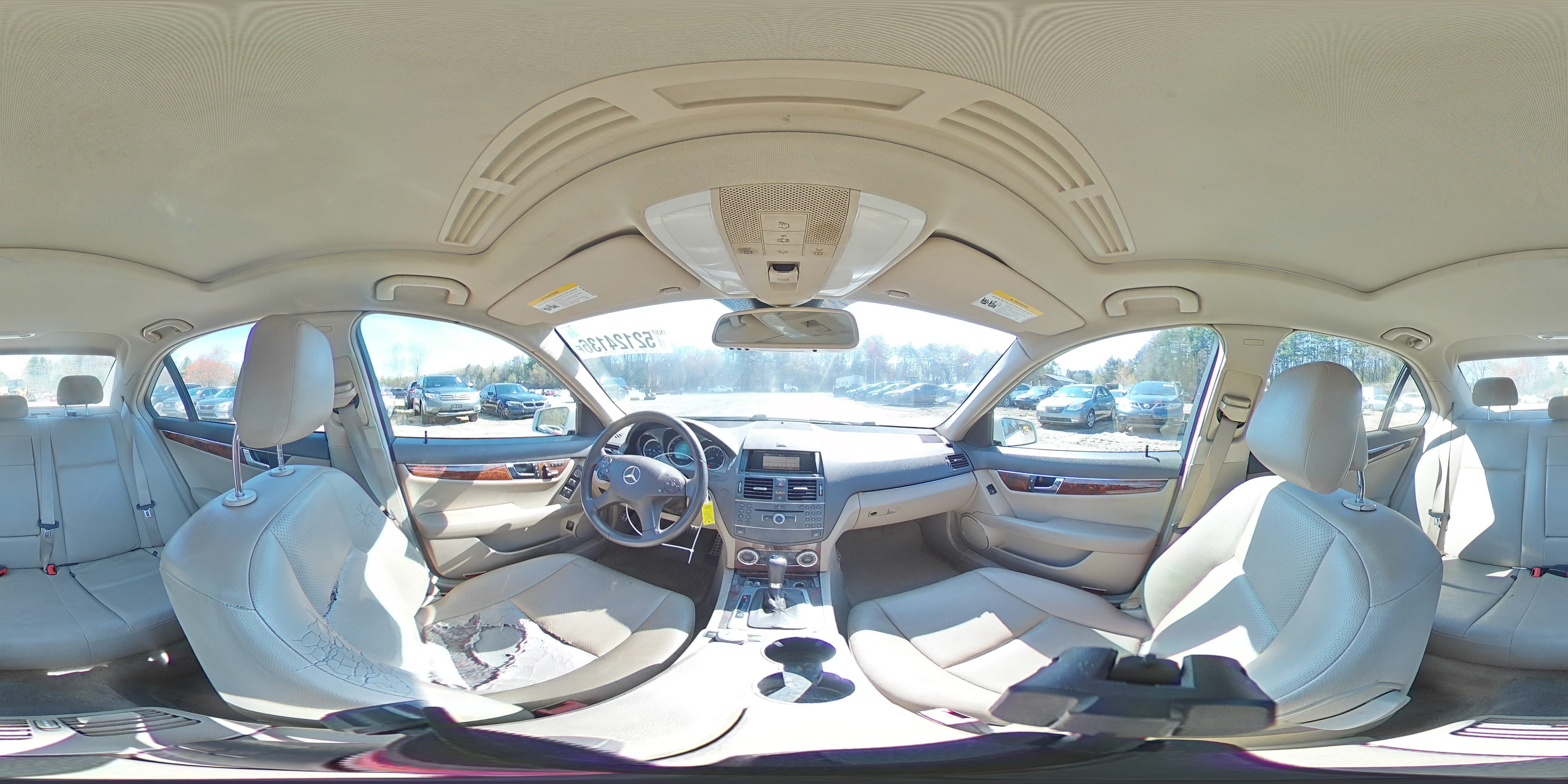 2010 Mercedes-benz C 300 4matic Белый vin: WDDGF8BB6AF490622