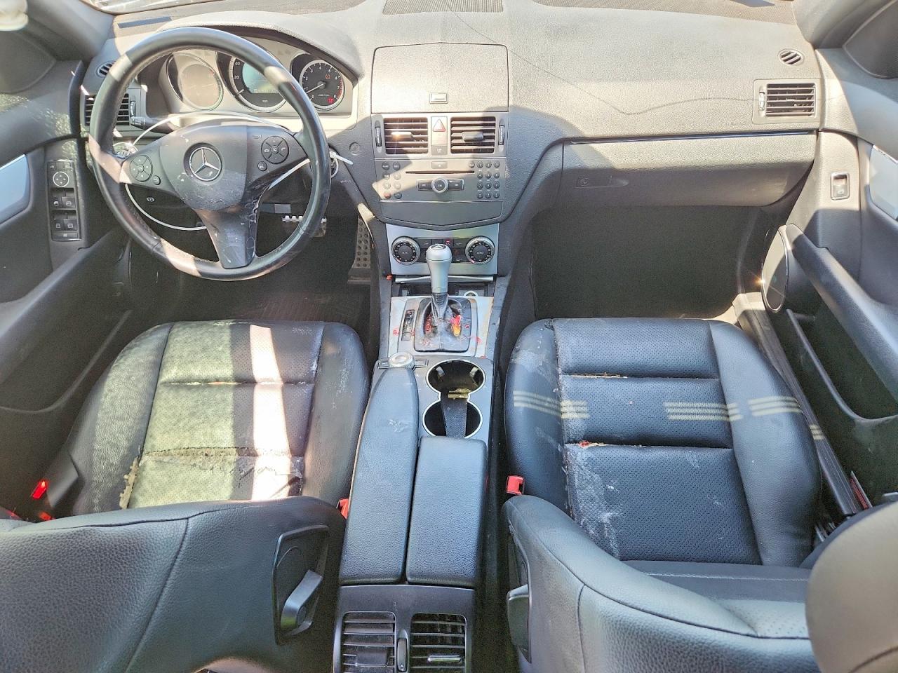 2010 Mercedes-benz C 300 4matic Black vin: WDDGF8BB6AF502316