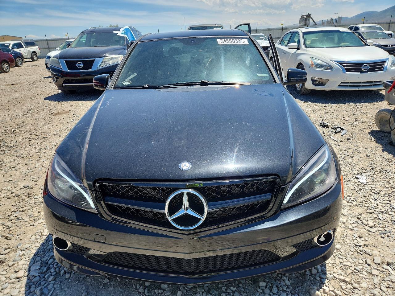2010 Mercedes-benz C 300 4matic Black vin: WDDGF8BB6AF502316