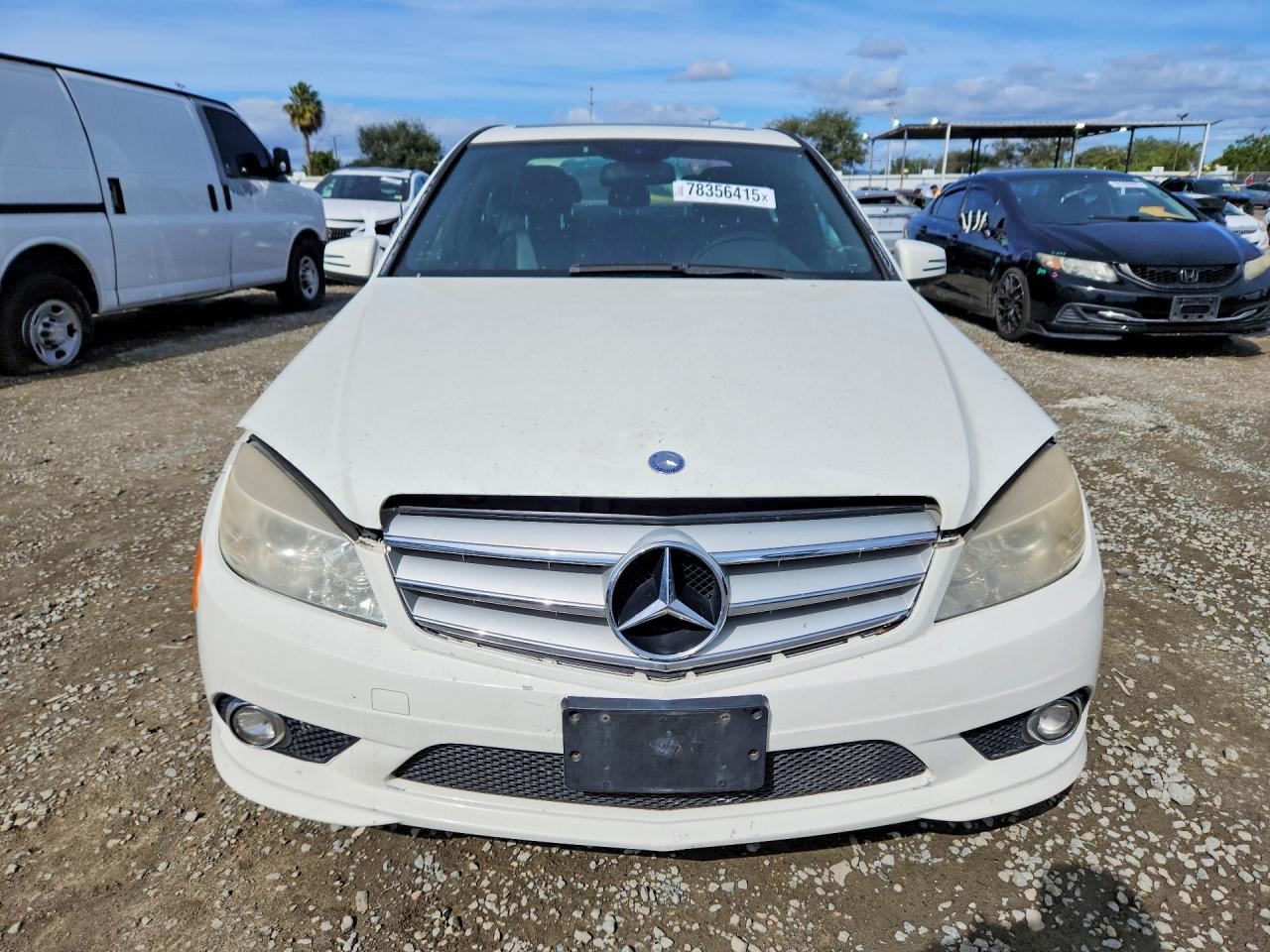 2010 Mercedes-benz C 300 4matic Белый vin: WDDGF8BB6AR092633