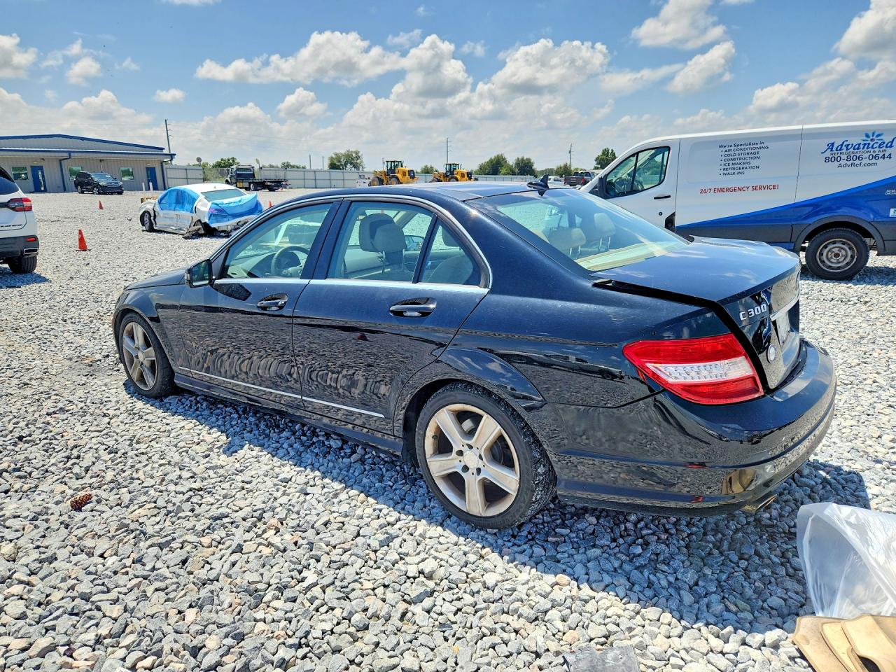 2010 Mercedes-benz C 300 4matic Blue vin: WDDGF8BB6AR094219