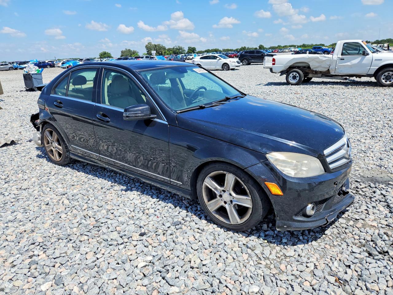 2010 Mercedes-benz C 300 4matic Blue vin: WDDGF8BB6AR094219