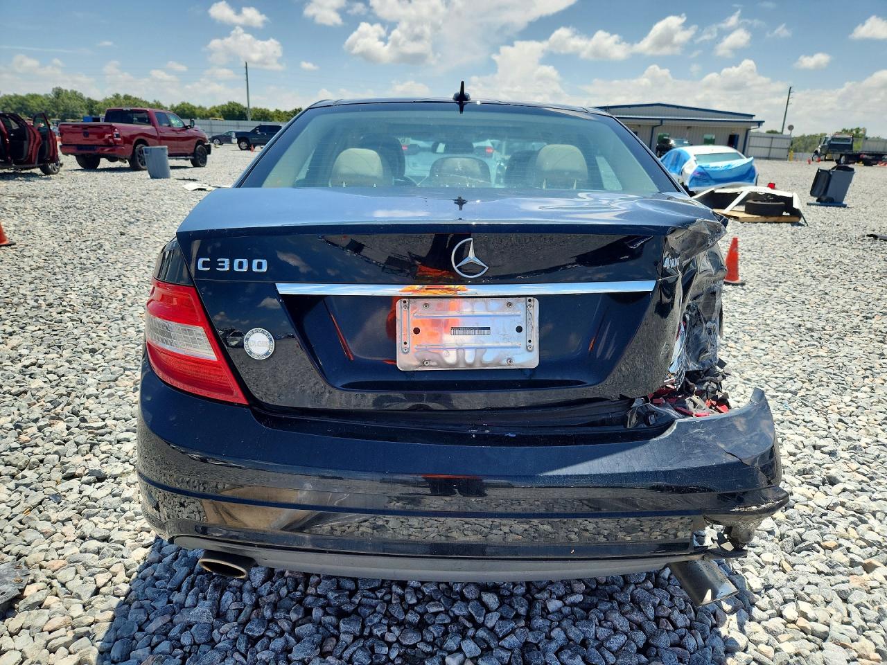 2010 Mercedes-benz C 300 4matic Blue vin: WDDGF8BB6AR094219
