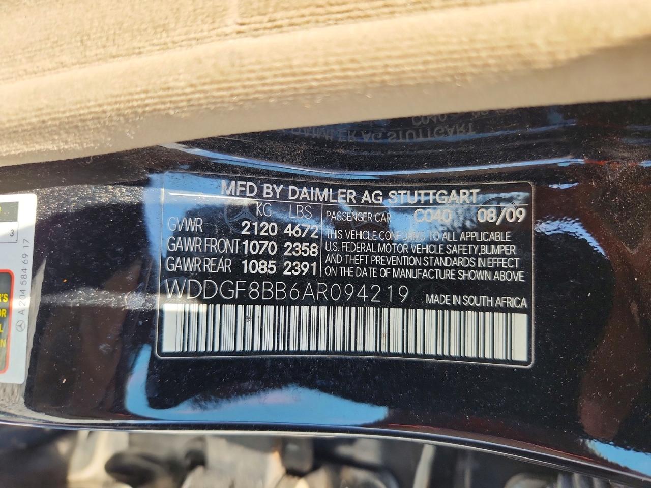 2010 Mercedes-benz C 300 4matic Blue vin: WDDGF8BB6AR094219