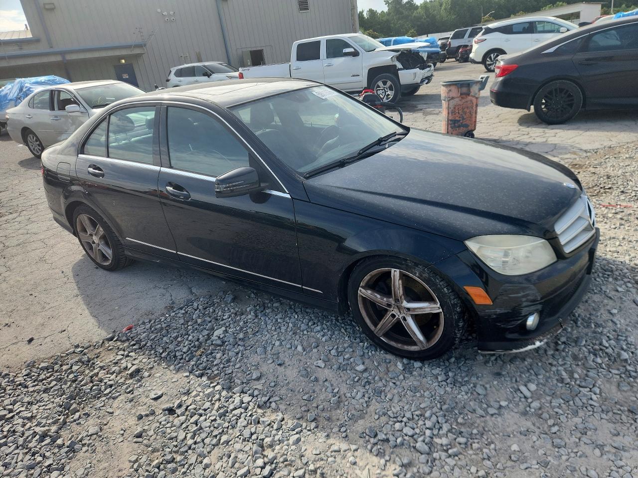 2010 Mercedes-benz C 300 4matic Black vin: WDDGF8BB6AR106711