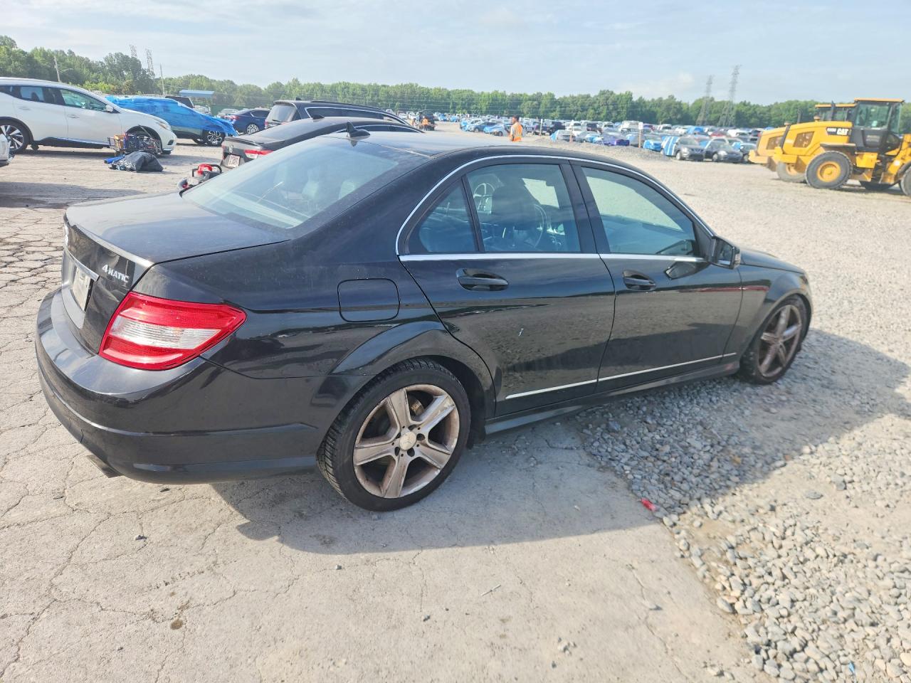 2010 Mercedes-benz C 300 4matic Black vin: WDDGF8BB6AR106711