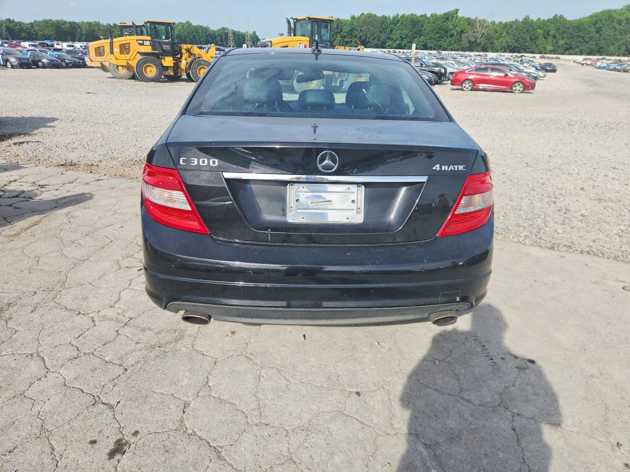 2010 Mercedes-benz C 300 4matic Black vin: WDDGF8BB6AR106711