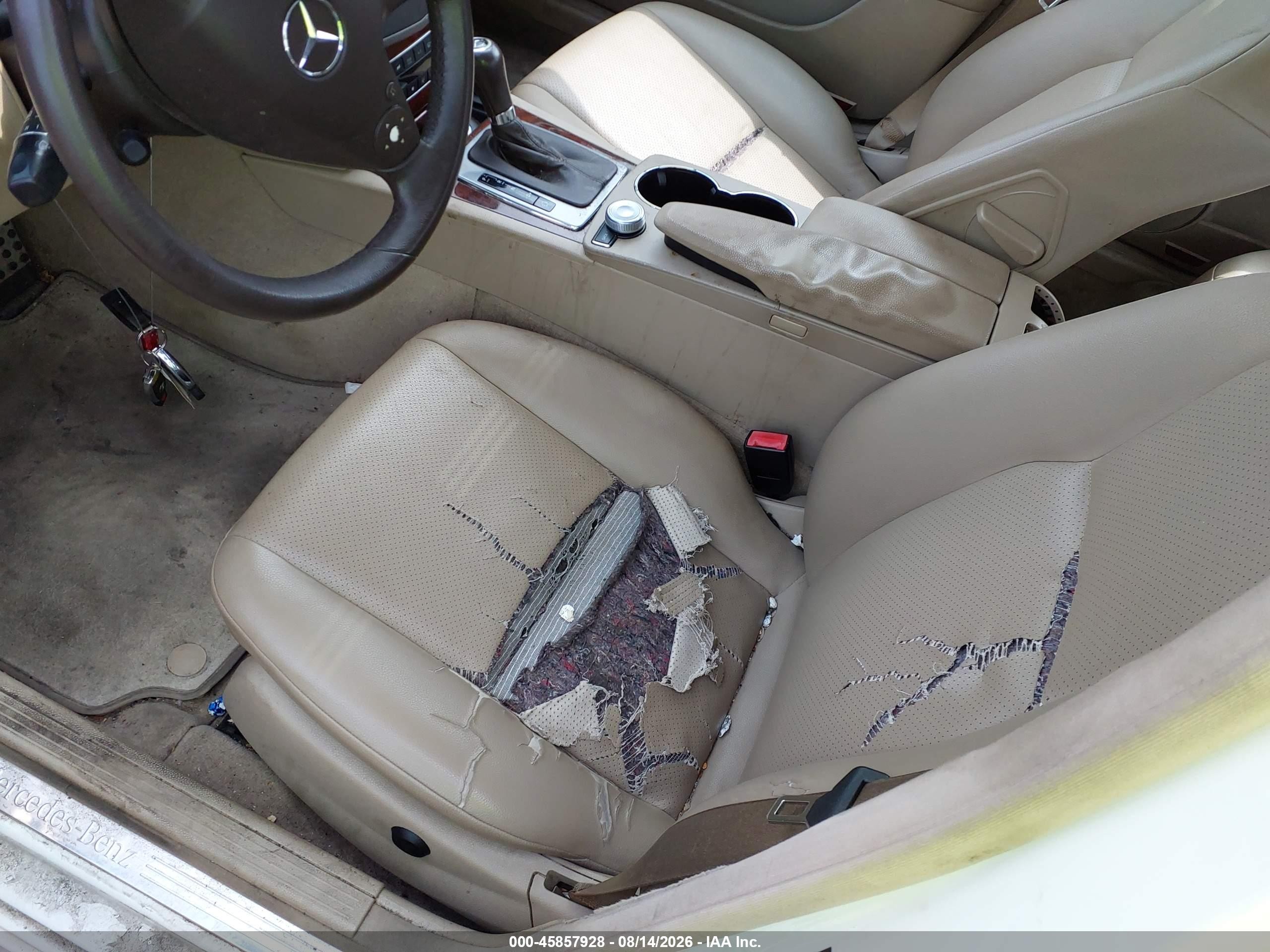 2010 Mercedes-benz C 300 Sport 4matic White vin: WDDGF8BB6AR125176