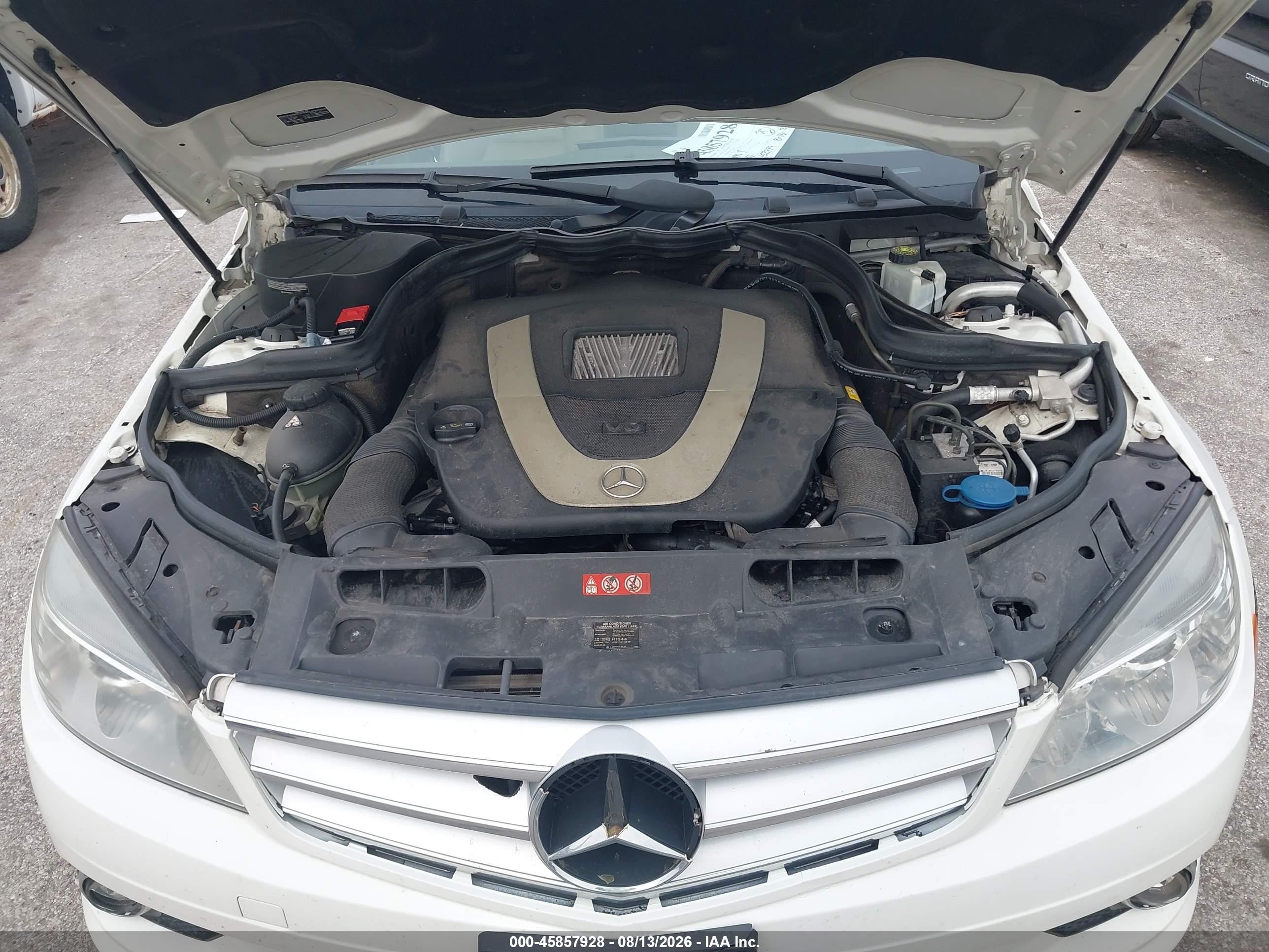 2010 Mercedes-benz C 300 Sport 4matic White vin: WDDGF8BB6AR125176
