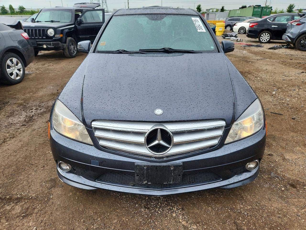 2010 Mercedes-benz C 300 4matic Gray vin: WDDGF8BB6AR127199