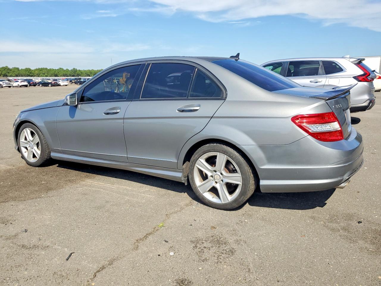 2011 Mercedes-benz C 300 4matic Silver vin: WDDGF8BB6BR148751