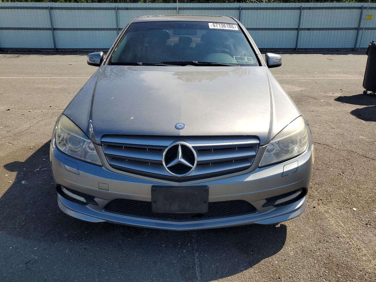 2011 Mercedes-benz C 300 4matic Silver vin: WDDGF8BB6BR148751