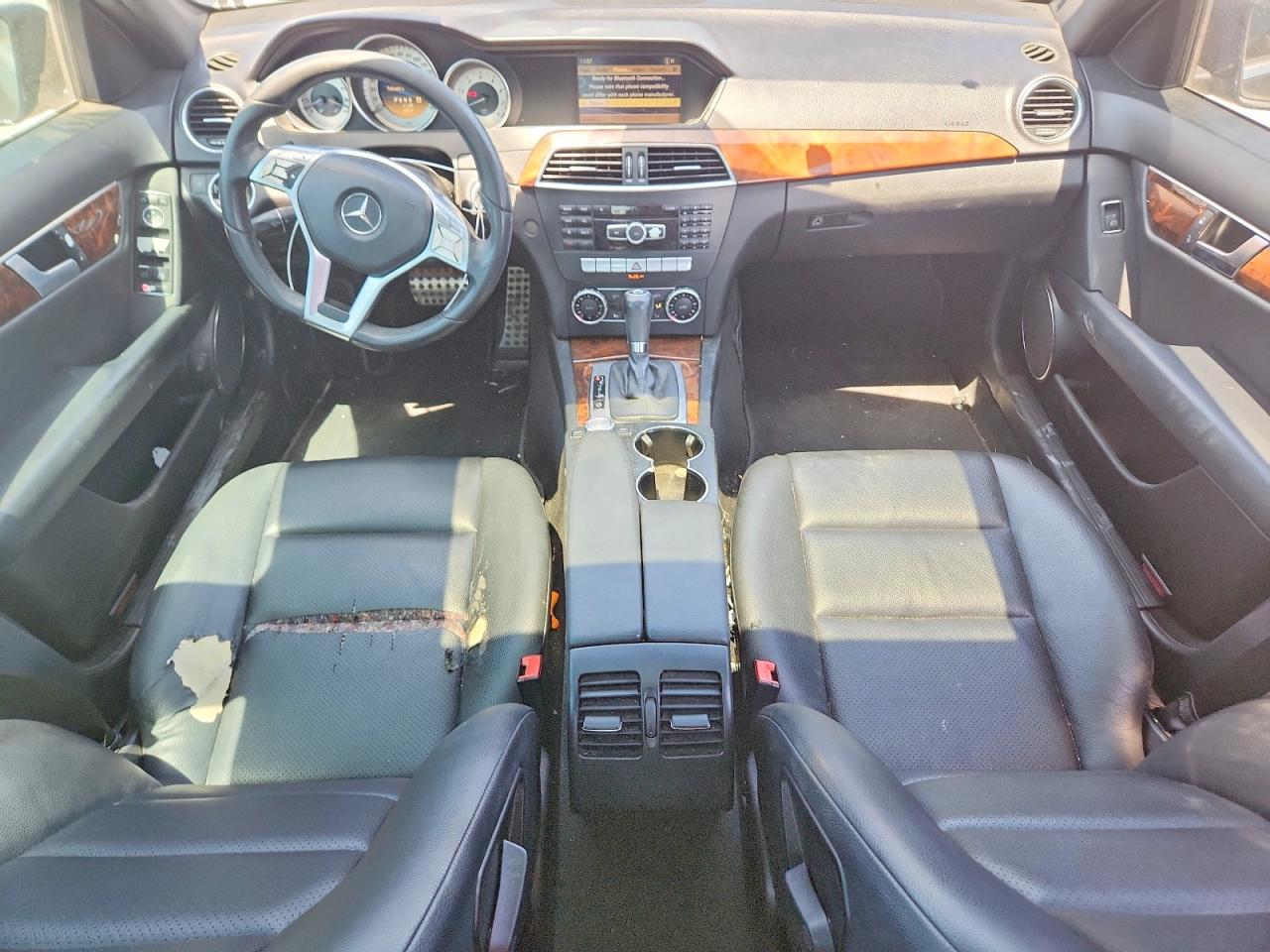 2012 Mercedes-benz C 300 4matic Black vin: WDDGF8BB6CA619152