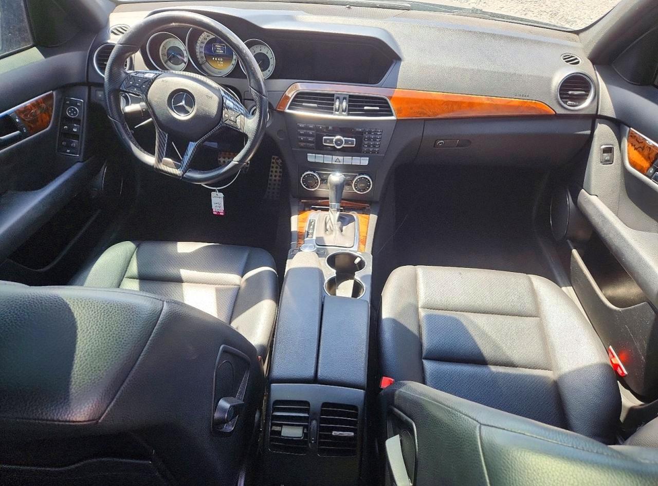 2012 Mercedes-benz C 300 4matic Black vin: WDDGF8BB6CR214832