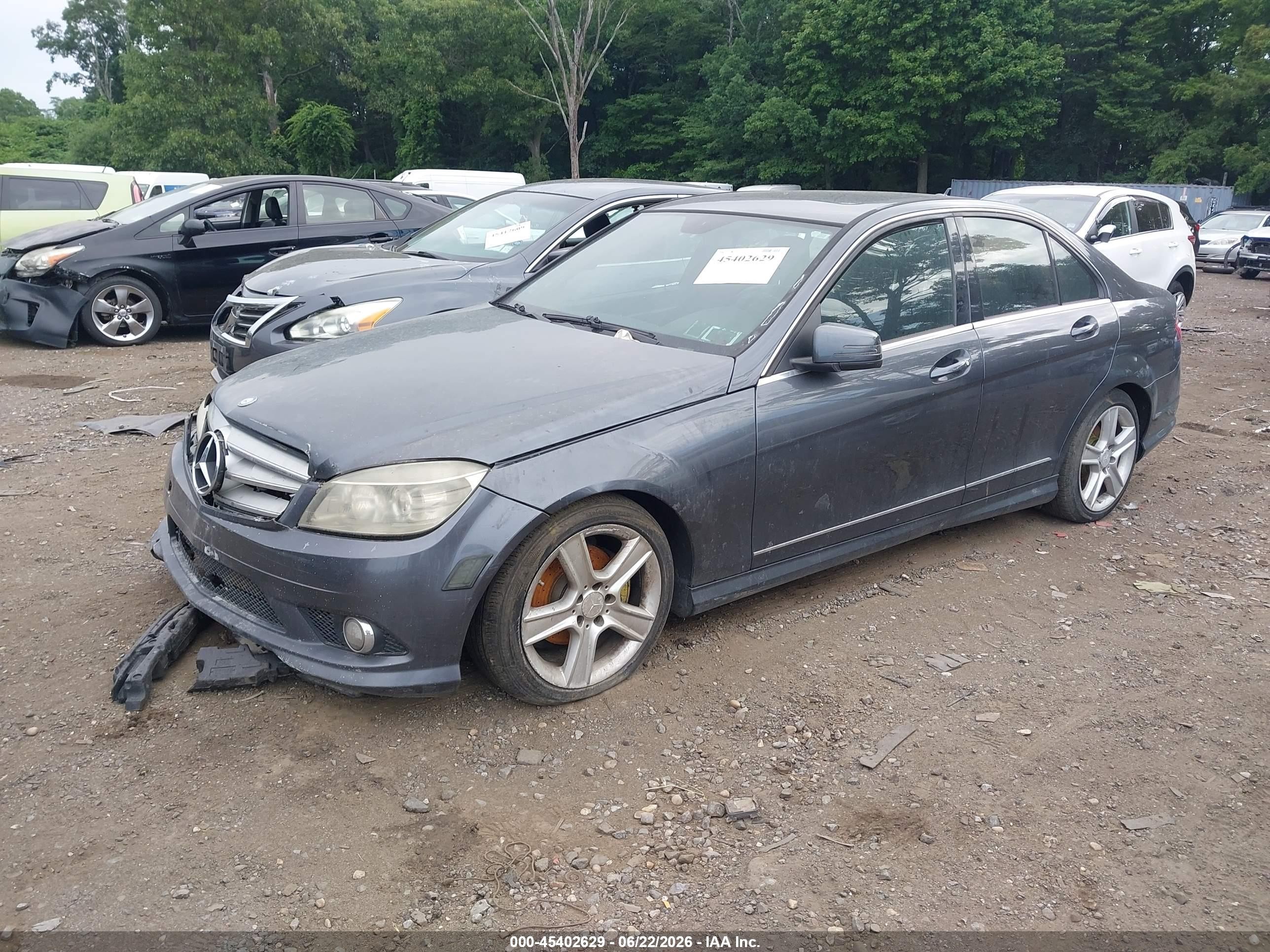 2010 Mercedes-benz C 300 Luxury 4matic/sport 4matic Gray vin: WDDGF8BB7AF367976