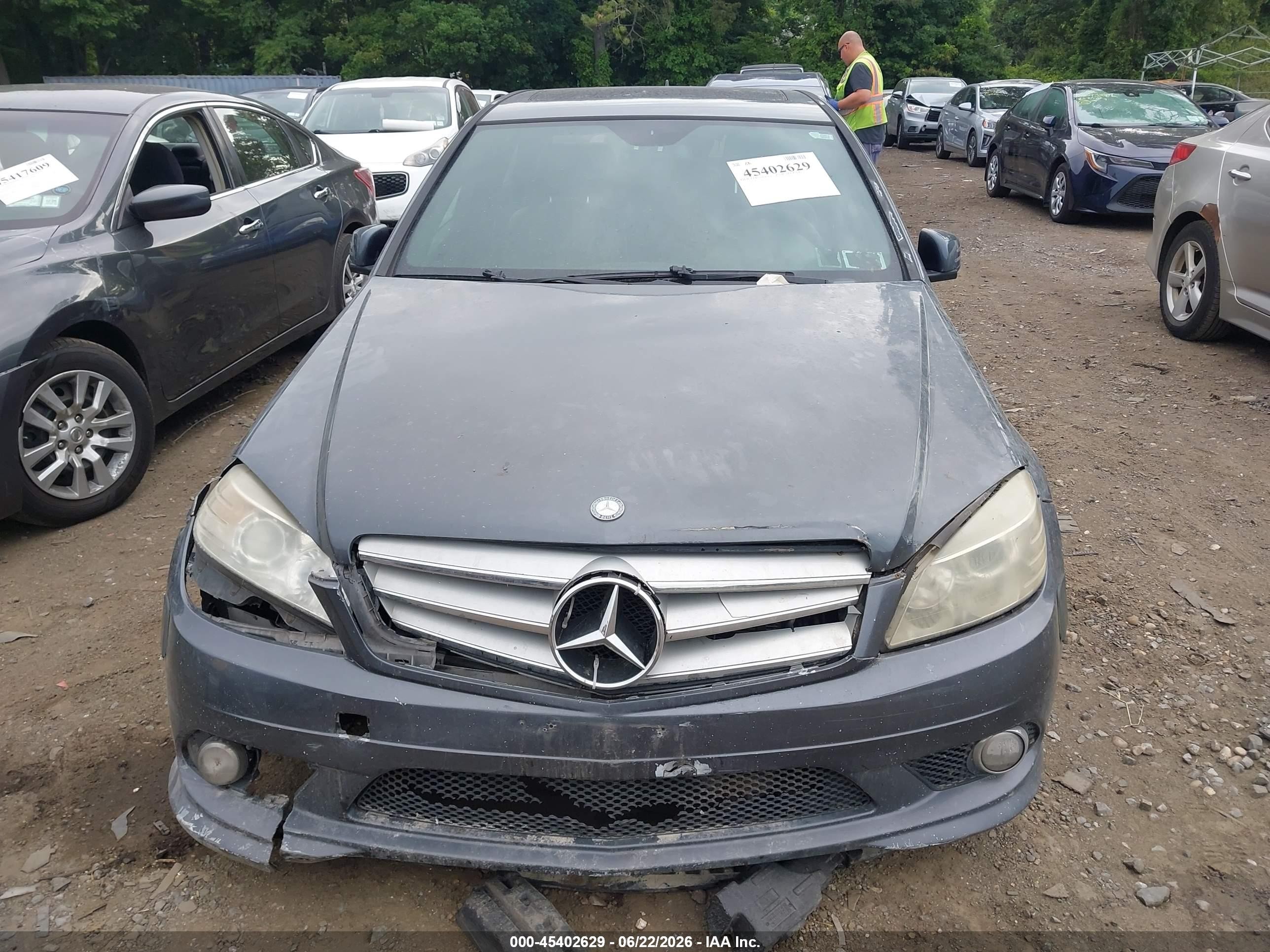 2010 Mercedes-benz C 300 Luxury 4matic/sport 4matic Gray vin: WDDGF8BB7AF367976