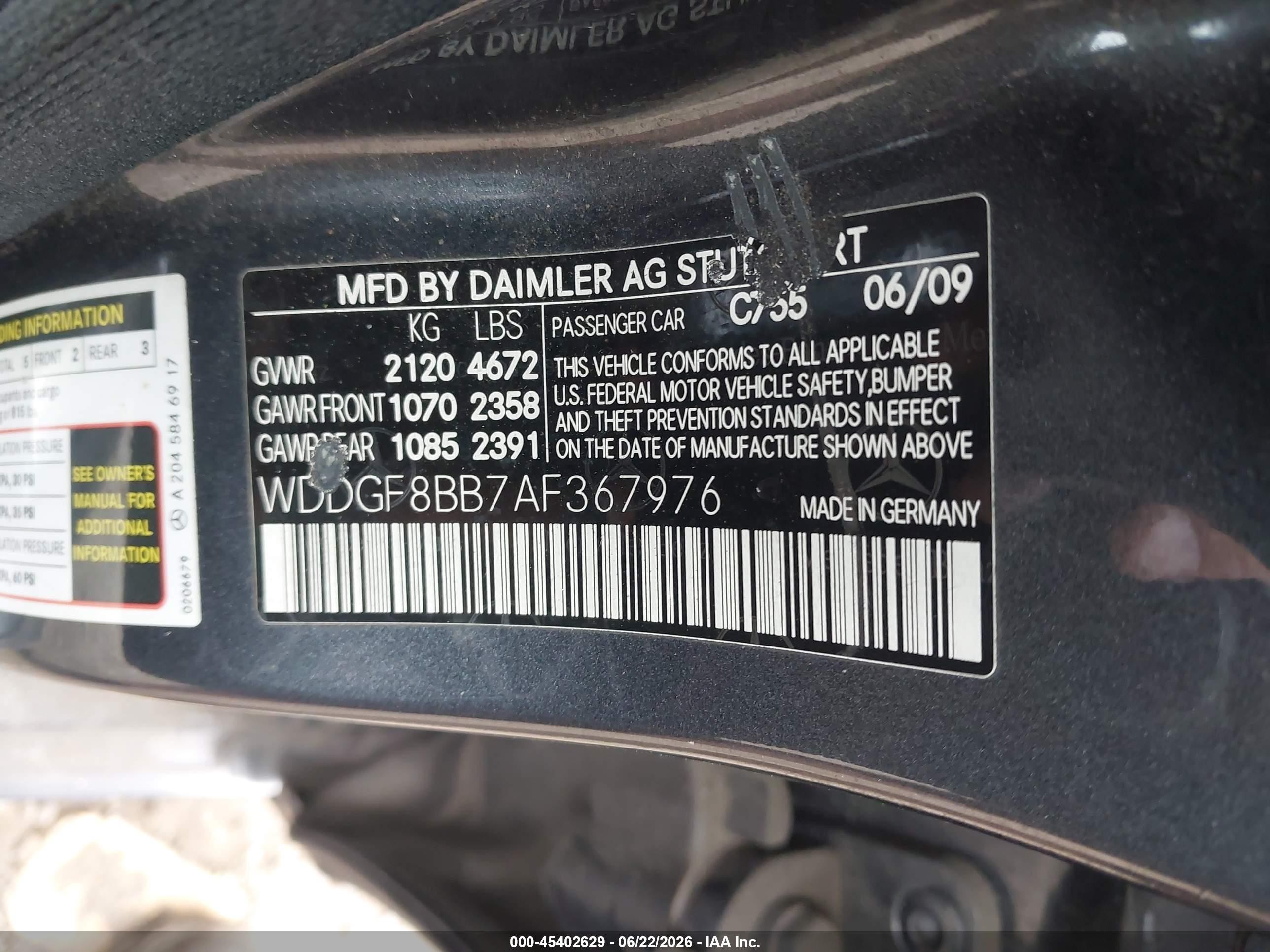 2010 Mercedes-benz C 300 Luxury 4matic/sport 4matic Gray vin: WDDGF8BB7AF367976