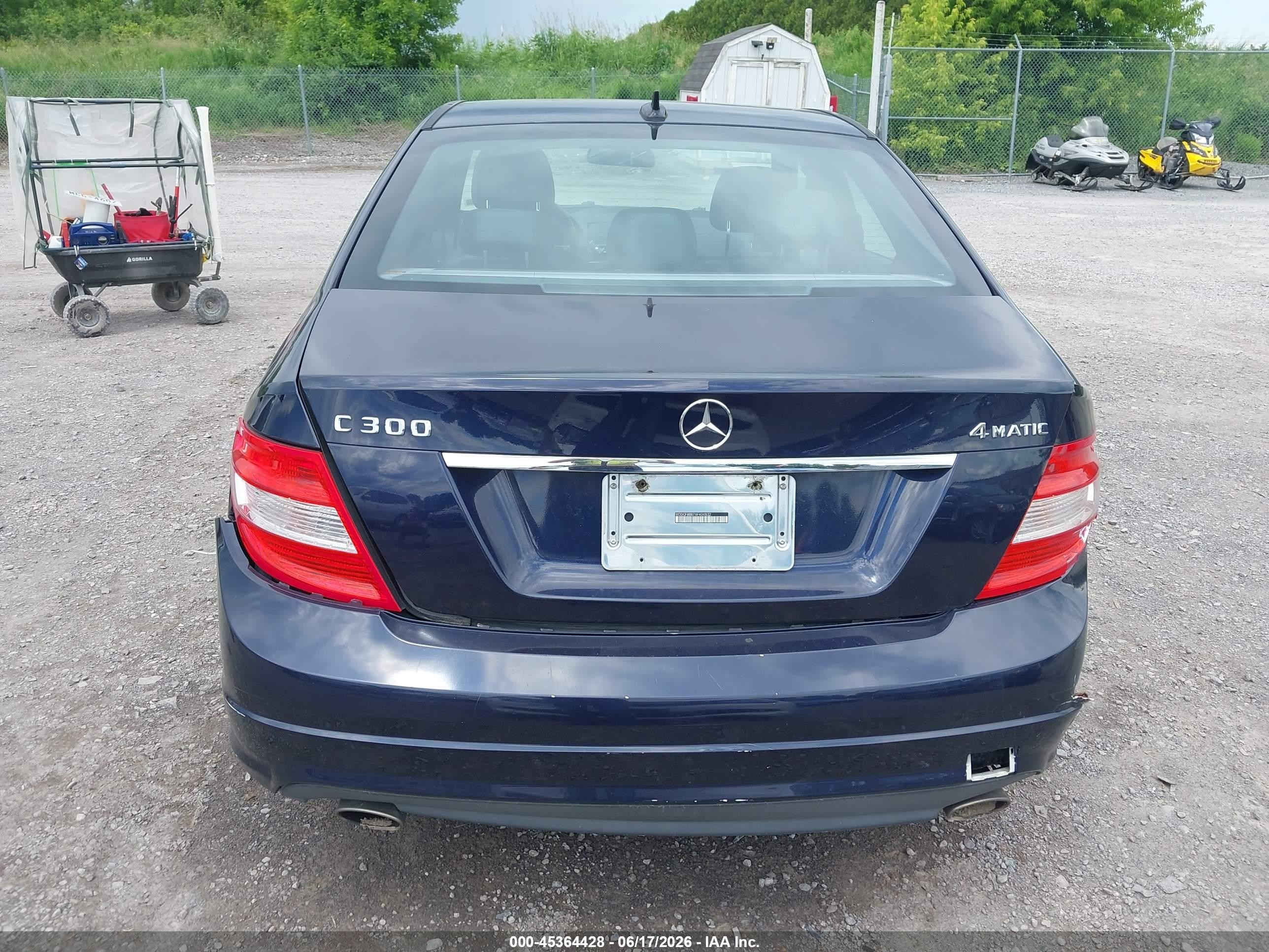 2010 Mercedes-benz C 300 Luxury 4matic/sport 4matic Синий vin: WDDGF8BB7AF400832