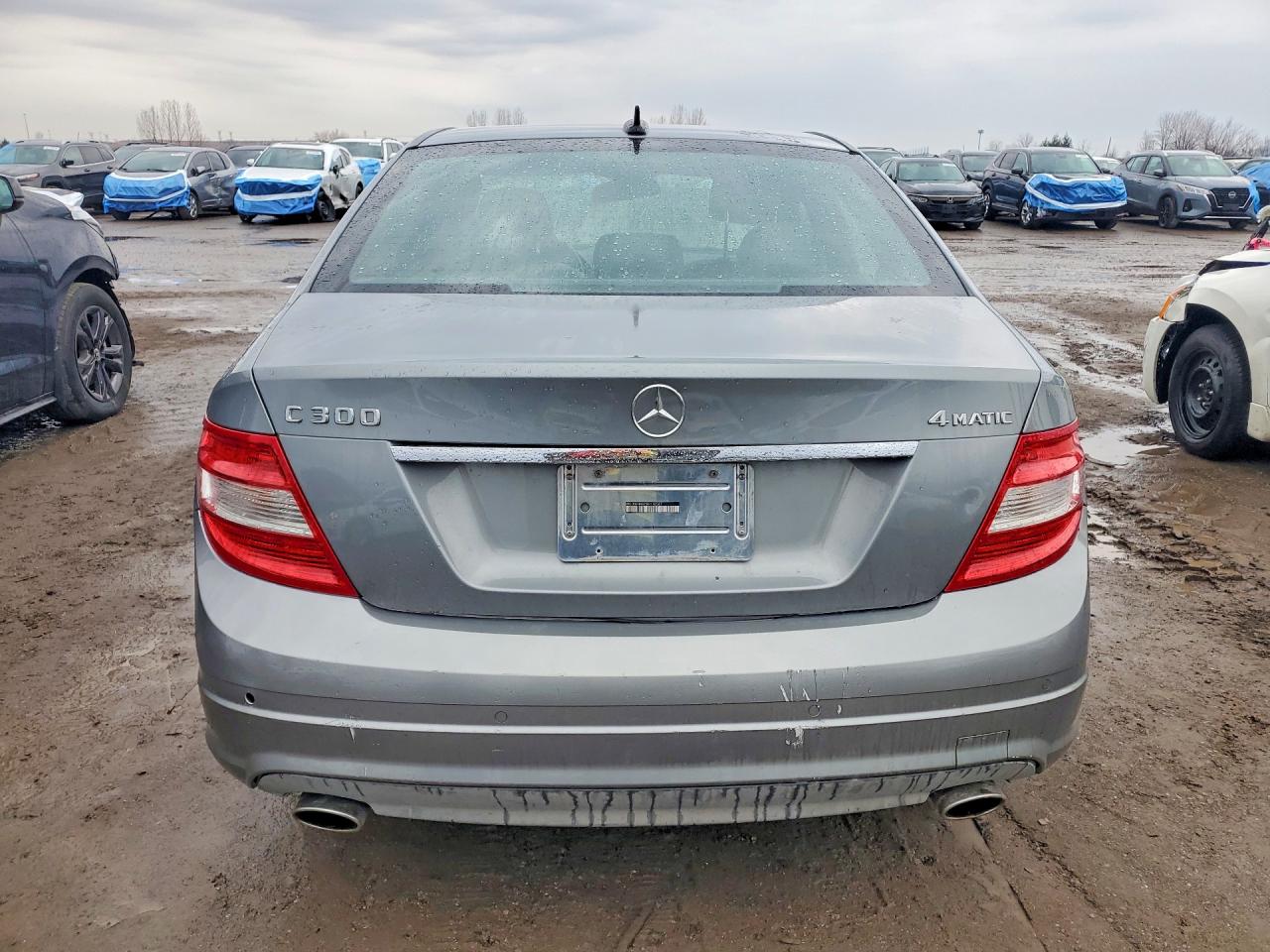 2010 Mercedes-benz C 300 4matic Серебряный vin: WDDGF8BB7AF418067