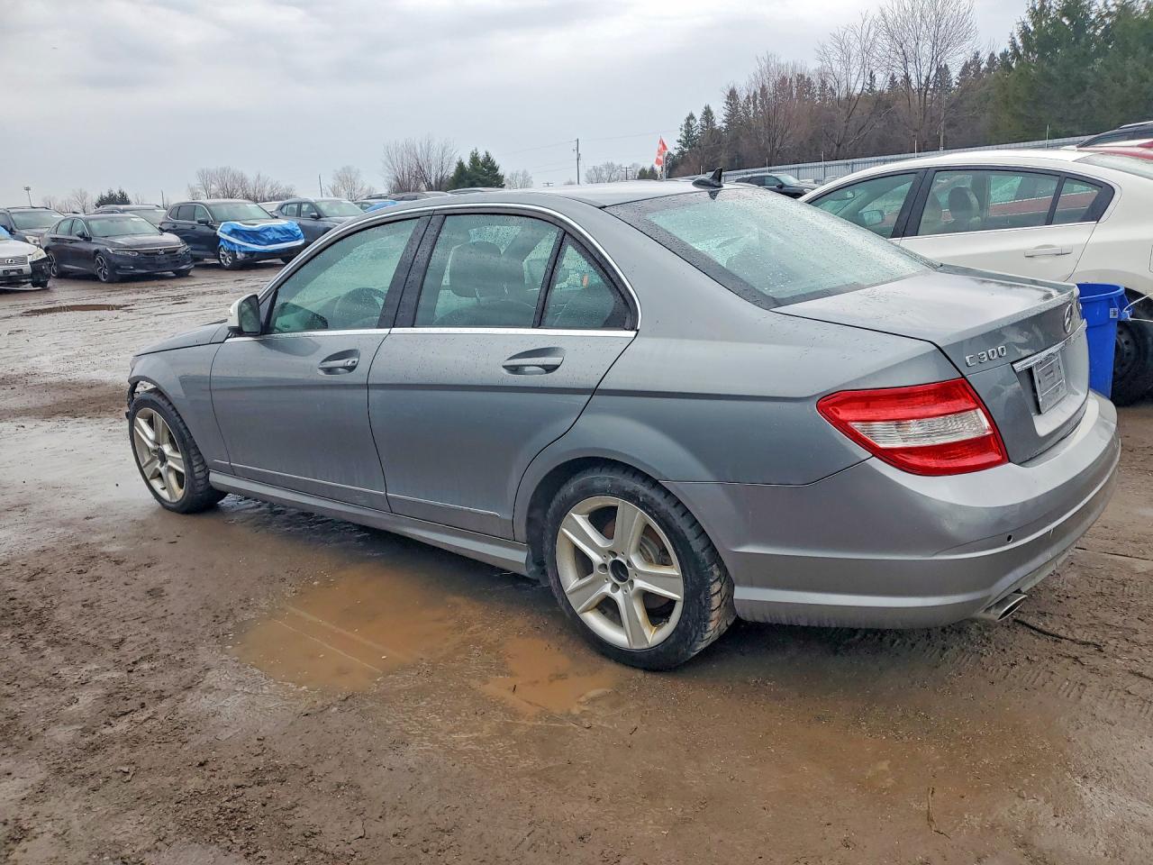 2010 Mercedes-benz C 300 4matic Серебряный vin: WDDGF8BB7AF418067