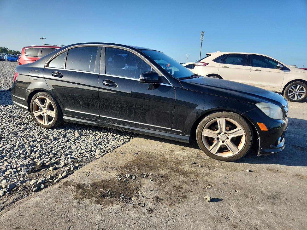 2010 Mercedes-benz C 300 4matic Black vin: WDDGF8BB7AF424452