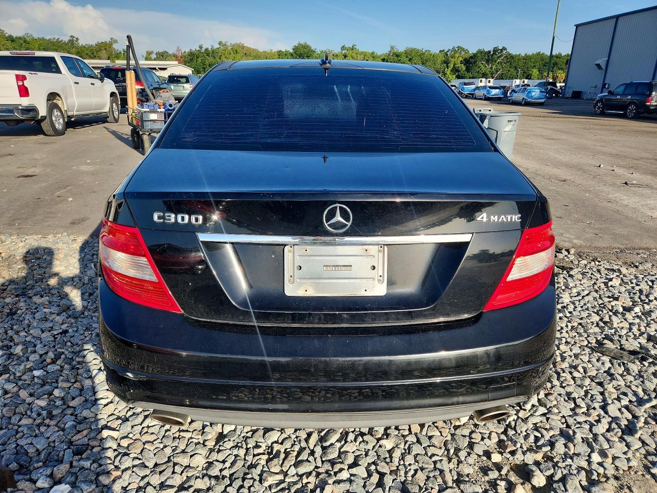 2010 Mercedes-benz C 300 4matic Black vin: WDDGF8BB7AF424452