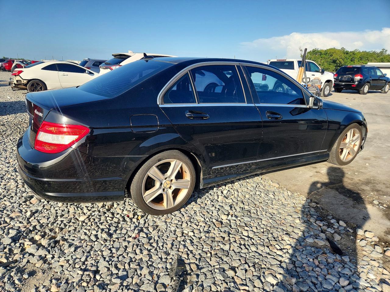 2010 Mercedes-benz C 300 4matic Black vin: WDDGF8BB7AF424452