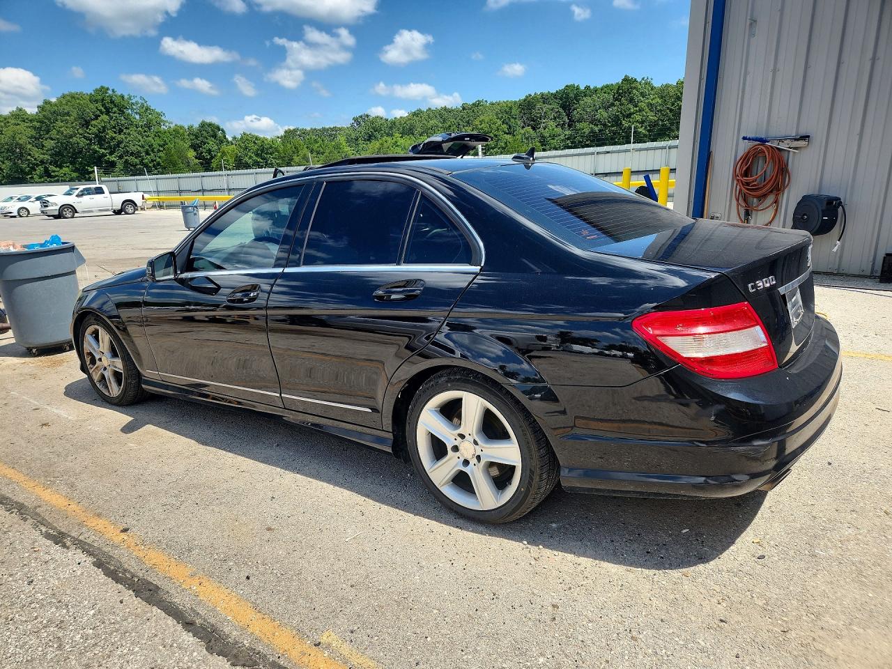 2010 Mercedes-benz C 300 4matic Black vin: WDDGF8BB7AF427237