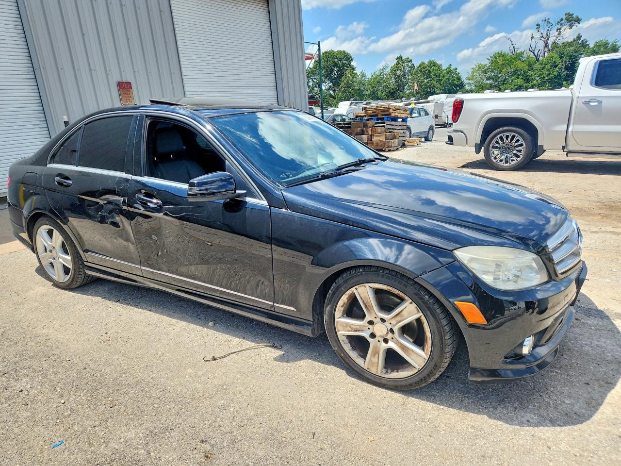 2010 Mercedes-benz C 300 4matic Black vin: WDDGF8BB7AF427237