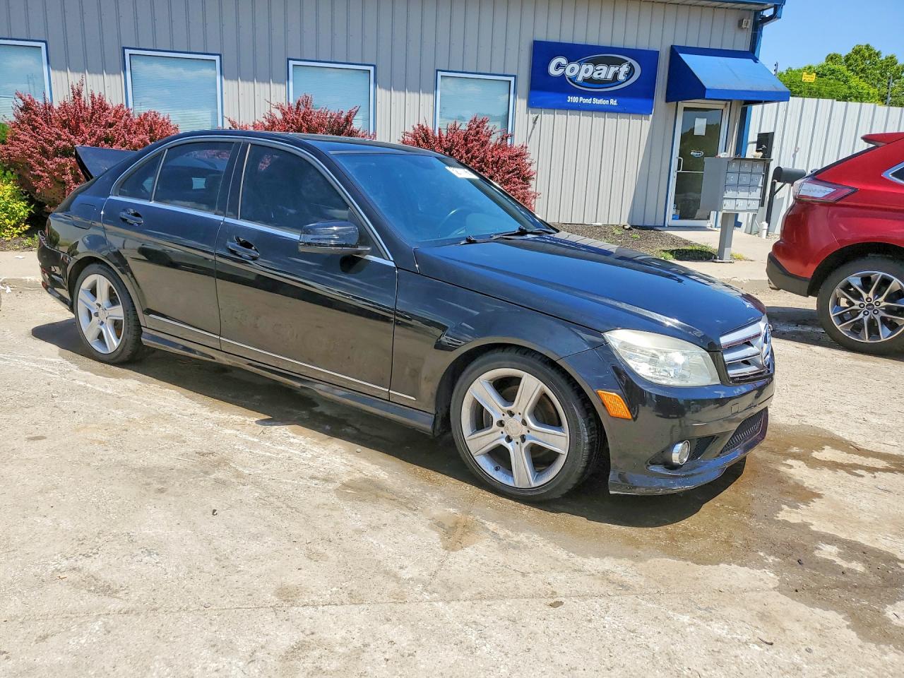 2010 Mercedes-benz C 300 4matic Black vin: WDDGF8BB7AF446595